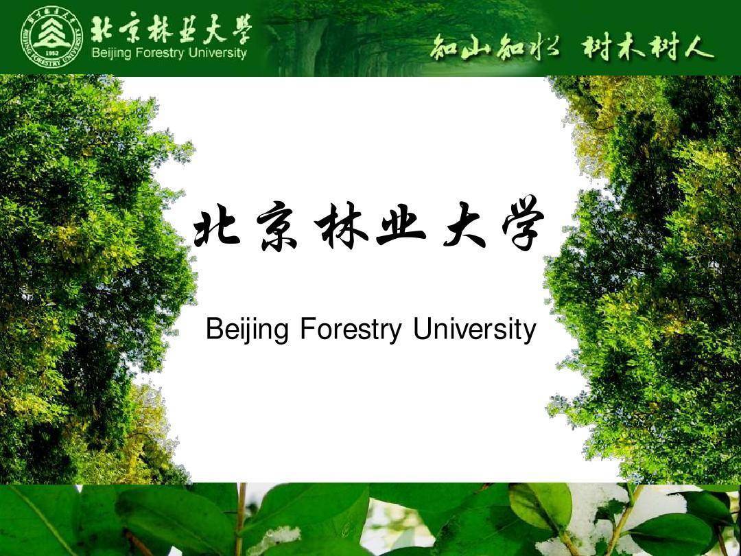 在北京林业大学读书是一种什么感受